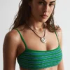 Striped Bikini Top