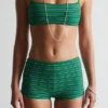 Striped Bikini Top