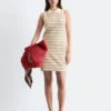 Striped Cotton Mini Polo Dress