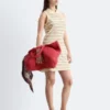 Striped Cotton Mini Polo Dress