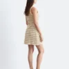 Striped Cotton Mini Polo Dress