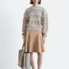 Striped Panel Knit Jumper
