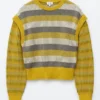 Striped Panel Knit Jumper