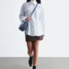Striped Patch-Pocket Shirt