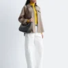 Structured wool-cotton shirt