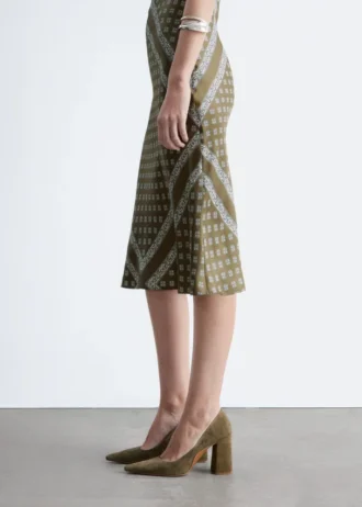 Suede Block-Heel Pumps