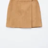 Suede Mini Skirt