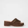 Suede Platform Mules