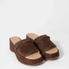 Suede Platform Mules