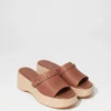Suede Platform Mules
