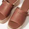 Suede Platform Mules