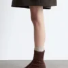 Suede Sock Boots