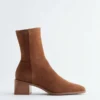 Suede Sock Boots