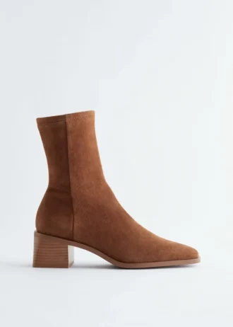 Suede Sock Boots
