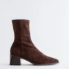 Suede Sock Boots