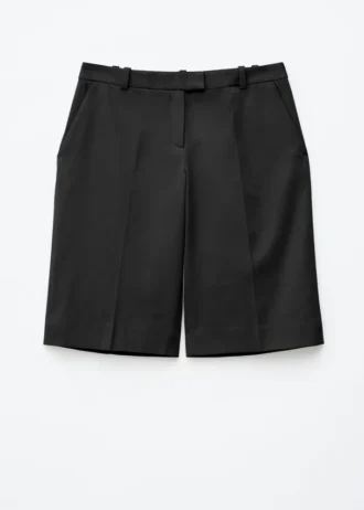 Tailored Knee-Length Shorts