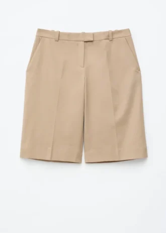 Tailored Knee-Length Shorts