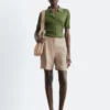 Tailored Linen Shorts