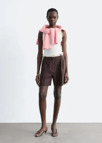 Tailored Linen Shorts