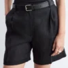 Tailored Linen Shorts