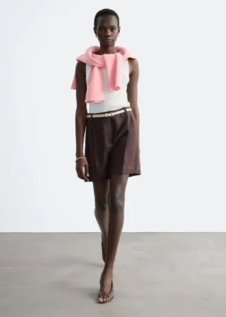 Tailored Linen Shorts