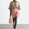 Tailored Linen Shorts
