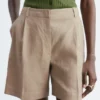 Tailored Linen Shorts