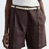 Tailored Linen Shorts