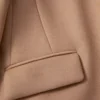Tailored Single-Breasted Coat