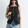 Tailored Vest Top