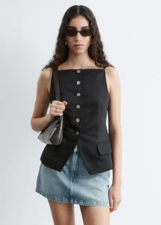 Tailored Vest Top