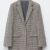 Tailored Wool-Blend Blazer