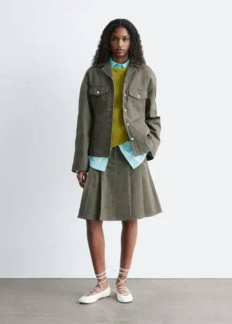 Tapered Cotton Jacket