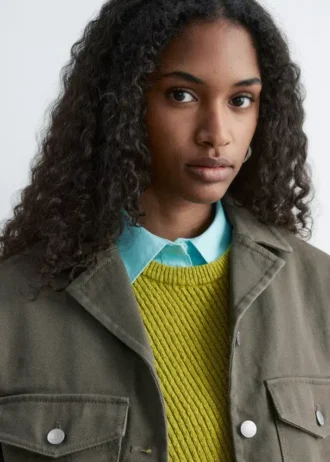 Tapered Cotton Jacket
