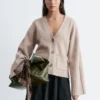 Tapered Knit Cardigan