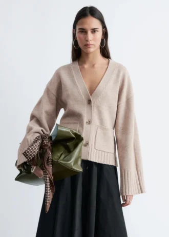 Tapered Knit Cardigan