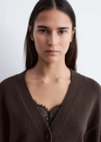 Tapered Knit Cardigan
