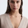Tapered Knit Cardigan
