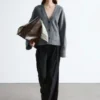 Tapered Knit Cardigan