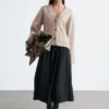 Tapered Knit Cardigan