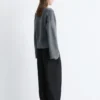 Tapered Knit Cardigan