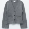 Tapered Knit Cardigan