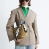 Tapered Wool Blazer