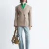 Tapered Wool Blazer