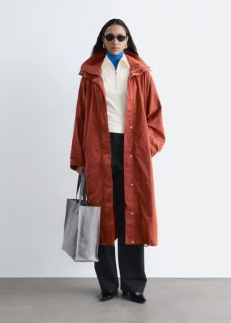 Technical Nylon Hooded Parka