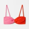 Textured Bandeau Bikini Top