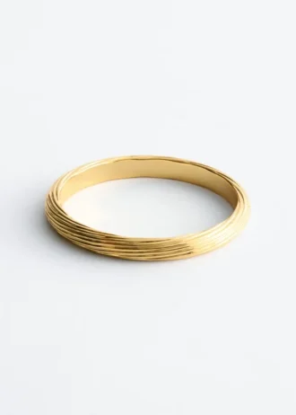 Textured Bangle Bracelet