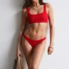 Textured Bikini Bottoms