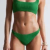 Textured Bikini Bottoms