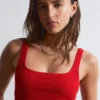 Textured Bikini Top